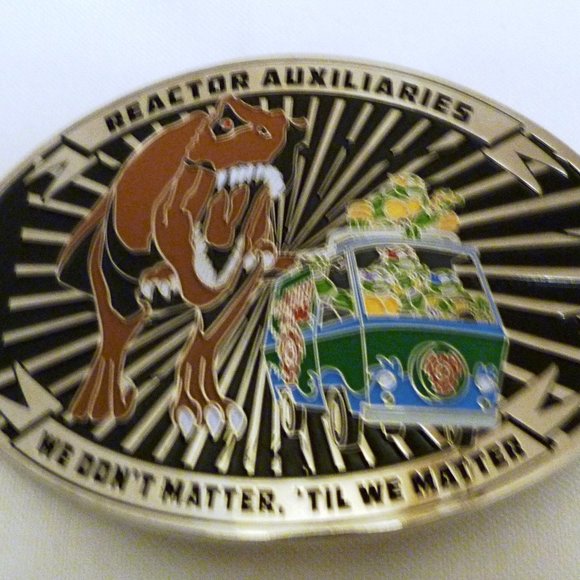 T-Rex Dinosaur Ninja Turtles Mystery Machine Box Frame Belt Buckle US DOD Coins - Picture 6 of 9